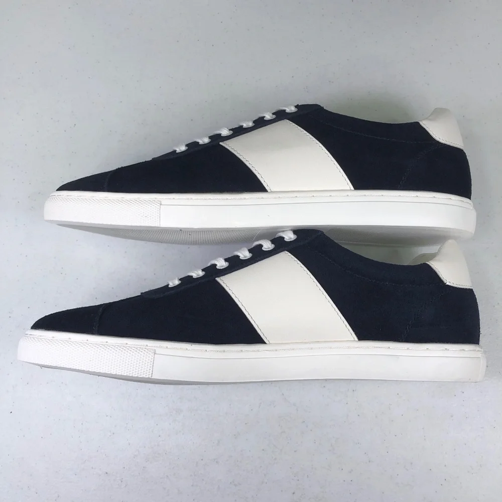 BAR III Keagan Navy Sneaker Lace Up Shoes - Picture 3 of 10